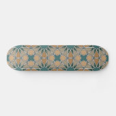 Ben Yusuf Madrasa Geometric Pattern 006 Skateboard (Horizontaal)