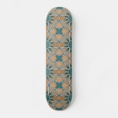 Ben Yusuf Madrasa Geometric Pattern 006 Skateboard (Voorkant)
