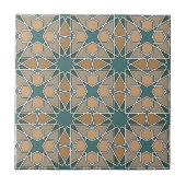 Ben Yusuf Madrasa Geometric Pattern 006 Tegeltje (Voorkant)