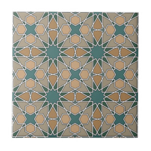 Ben Yusuf Madrasa Geometric Pattern 006 Tegeltje