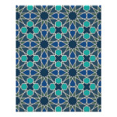 Ben Yusuf Madrasa Geometric Pattern 0-0-0-7 Foto Afdruk (Voorkant)