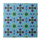 Ben Yusuf Madrasa Geometric Patterrn 10 Tegeltje (Voorkant)