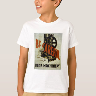 Ben Zorgvuldige dichtbij Machines - het Poster van T-shirt