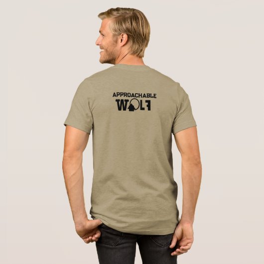 Benaderbaar Wolf T-shirt (Voorkant)