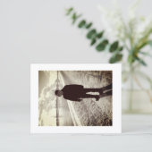 Benaderbare Wolf Post Card Print Briefkaart (Staand voorkant)