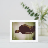Benaderbare Wolf Post Card Print Briefkaart (Staand voorkant)