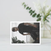 Benaderbare Wolf Post Card Print Briefkaart (Staand voorkant)