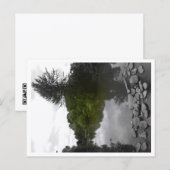 Benaderbare Wolf Post Card Print Briefkaart (Voorkant / Achterkant)