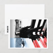 Benaderbare Wolf Post Card Print Briefkaart (Voorkant / Achterkant)