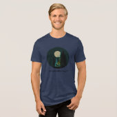 Benaderbare Wolf Tee Tri-Blend Shirt (Voorkant volledig)