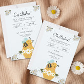 Benadering tot het Baby shower Kaart