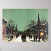 Benadering van het nieuwe jaar poster (Voorkant)