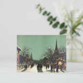 Benadering van het Nieuwjaar Feestdagenkaart (Staand voorkant)