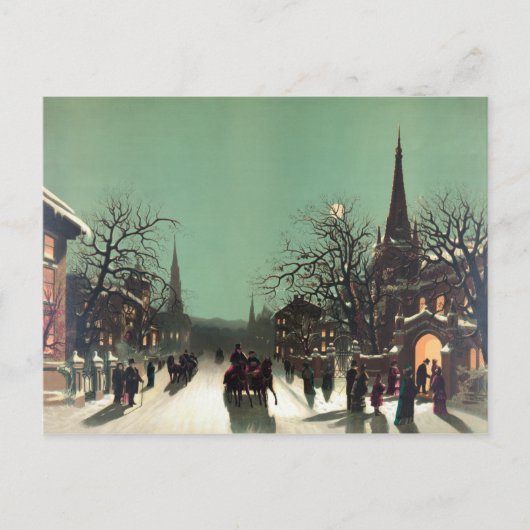 Benadering van het Nieuwjaar Feestdagenkaart (Voorkant)