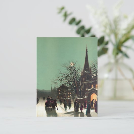 Benadering van het Nieuwjaar Feestdagenkaart (Staand voorkant)