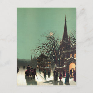 Benadering van het Nieuwjaar Feestdagenkaart