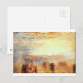 Benadering van Venetië door William Turner Briefkaart (Voorkant / Achterkant)