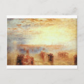 Benadering van Venetië door William Turner Briefkaart (Voorkant)