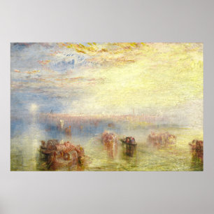 Benadering van Venetië - William Turner Fine Art Poster