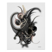 "Benadering versus abstractie", glanzend Poster (Voorkant)