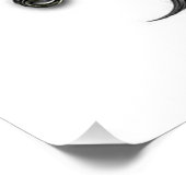 "Benadering versus abstractie", glanzend Poster (Hoek)