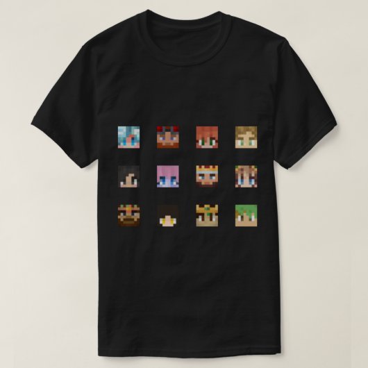 Benadrukt de Premium van SMP PlayerHead T-shirt (Design voorkant)