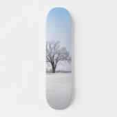 Benadrukte wintereik persoonlijk skateboard (Voorkant)