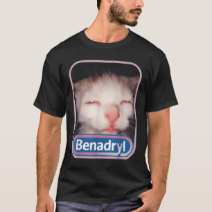 Benadryl Meme Cat Benny Schattige &amp; Grappig T-shirt