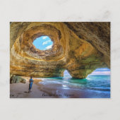 Benagil Algarve Portugal Feestdagenkaart (Voorkant)