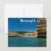 Benagil Beach - Portugal Briefkaart (Voorkant / Achterkant)