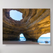 Benagil cave in Algarve Poster (Voorkant)