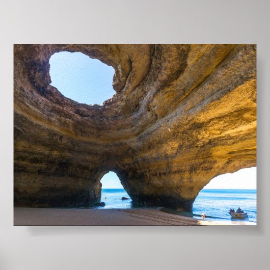 Benagil cave in Algarve Poster (Voorkant)