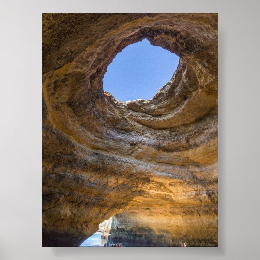 Benagil cave in Algarve Poster (Voorkant)