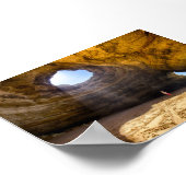 Benagil cave in Algarve Poster (Hoek)