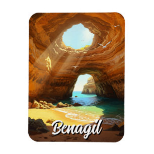 Benagil Caves Algarve Portugal Briefkaart Magneet