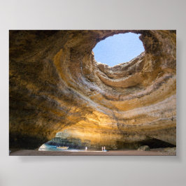 Benagil-grot in Algarve Poster