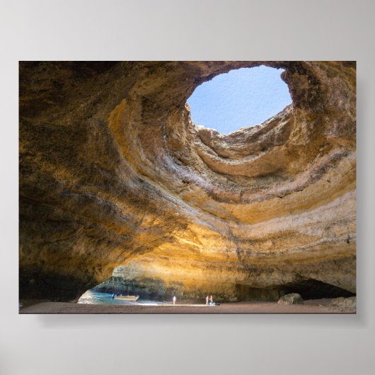Benagil-grot in Algarve Poster (Voorkant)