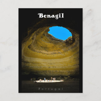 Benagil-grot - Reis Kunst Algarve Briefkaart
