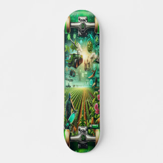 Benaming: "Agritech Fields Deck" Persoonlijk Skateboard
