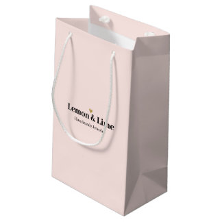 Benaming Bedrijfsnaam Blush Roze Minimale bestelli Klein Cadeauzakje