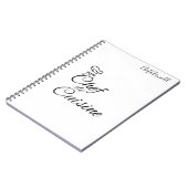  benaming Chef de Cuisine Notitieboek (Linkerzijde)