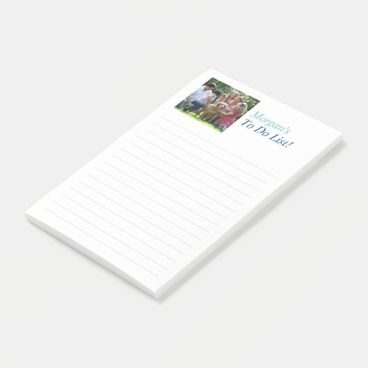 Benaming en foto's aanpassen, regels post-it® notes (Schuin)