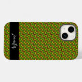 benaming Kleurig floreel patroon Case-Mate iPhone Case (Achterkant (horizontaal))