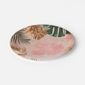 Benaming:  Tropische Elegantie Papier Borden Papieren Bordje (Gekanteld)