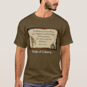 Benaming van het Liber-t-shirt T-shirt