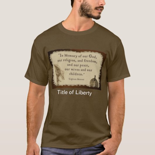 Benaming van het Liber-t-shirt T-shirt (Voorkant)