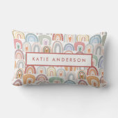 Benaming van het toegewezen Bohemische regenboogpa Kussen (Achterkant)