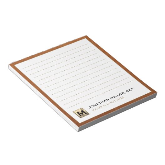 Benaming van Luxury Notitieblok (Schuin)