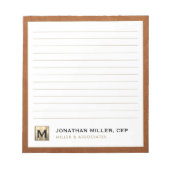 Benaming van Luxury Notitieblok (Voorkant)