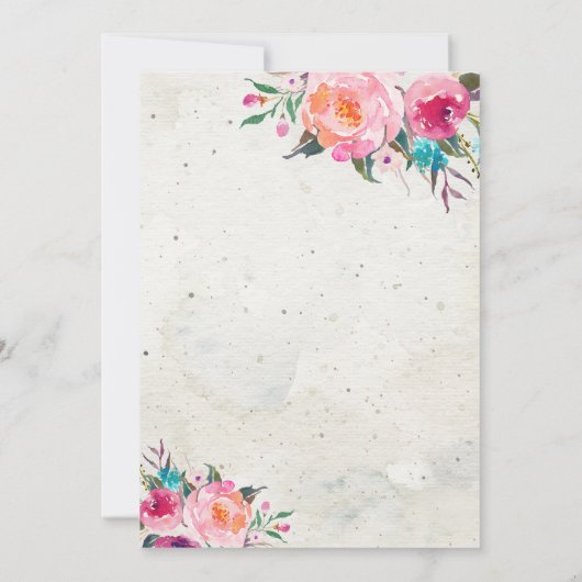 Benanaseming Birthday Party Invitation Kaart (Achterkant)